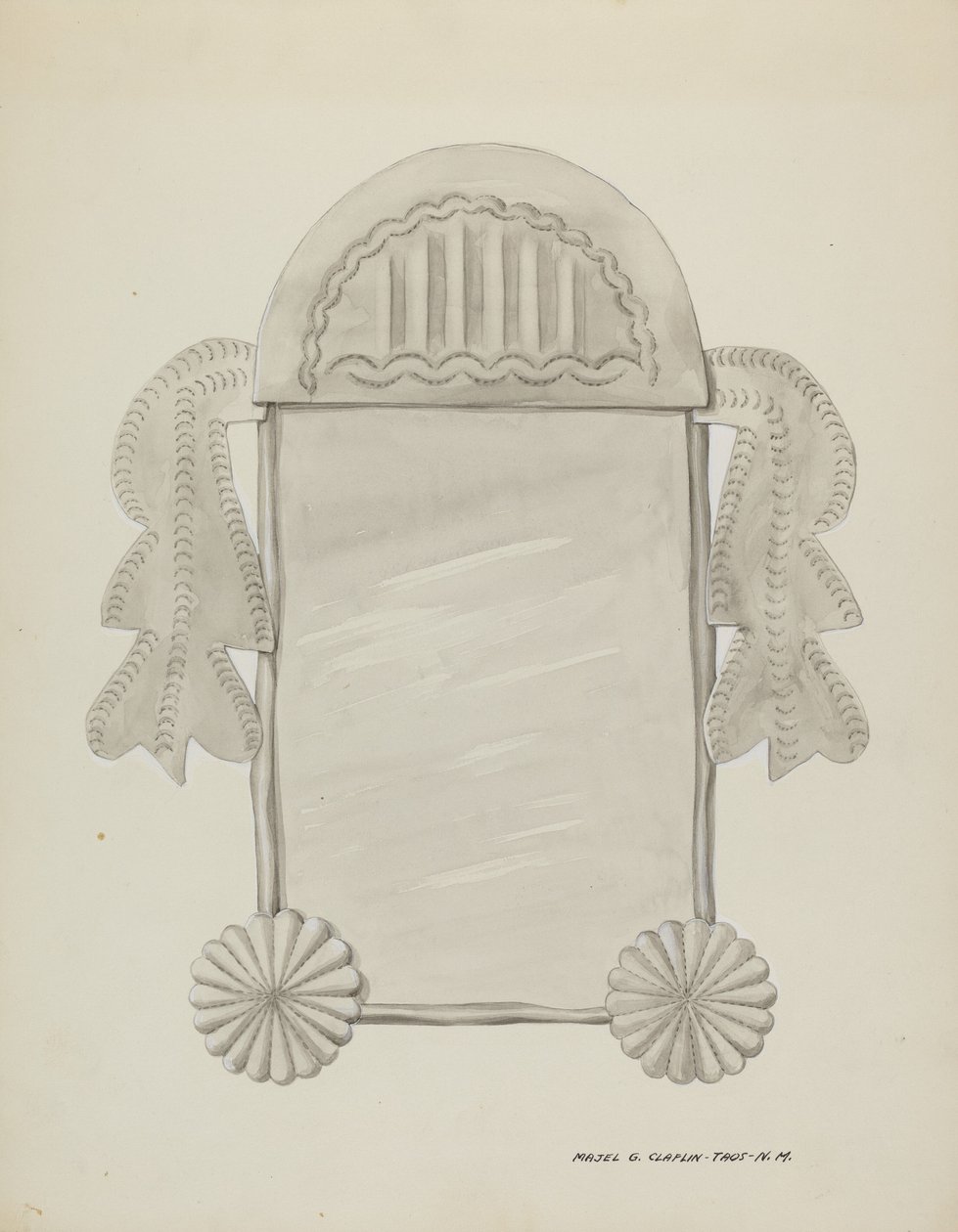 Kleine Blikken Spiegel, ca. 1937 door Majel G. Claflin