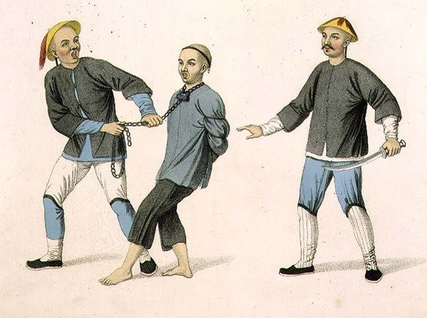 Een schuldige naar de gevangenis gebracht, plaat 2 uit 