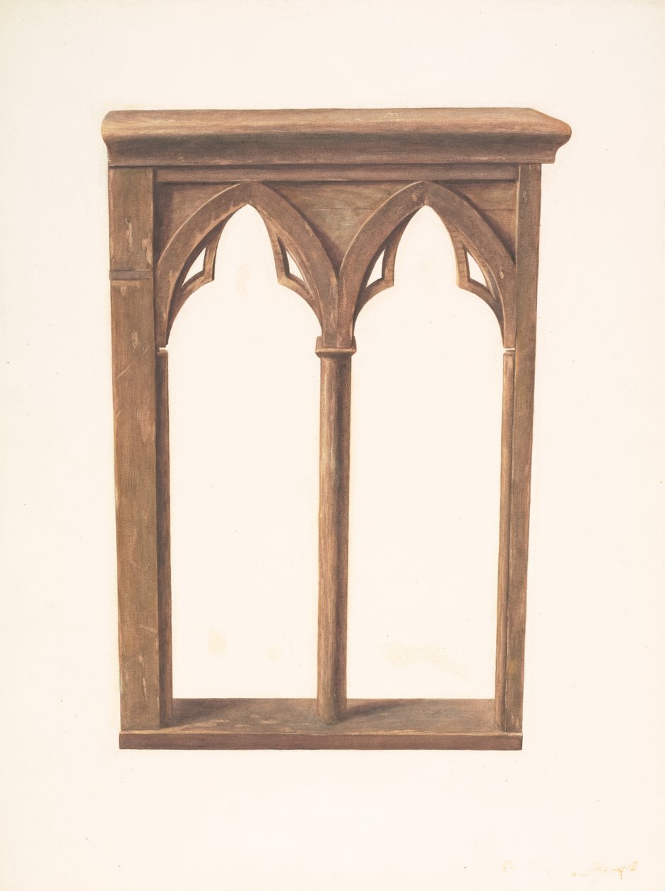 Altaarhekken, ca. 1939 door Manuel G. Runyan