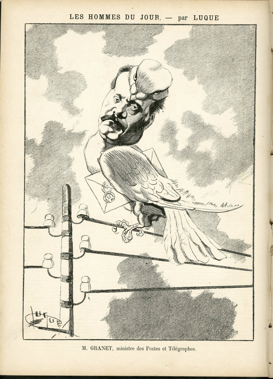Illustratie door Manuel Luque in La Caricature (1880) door Manuel Luque