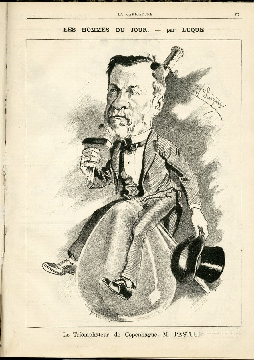 Illustratie in La Caricature (1880) door Manuel Luque