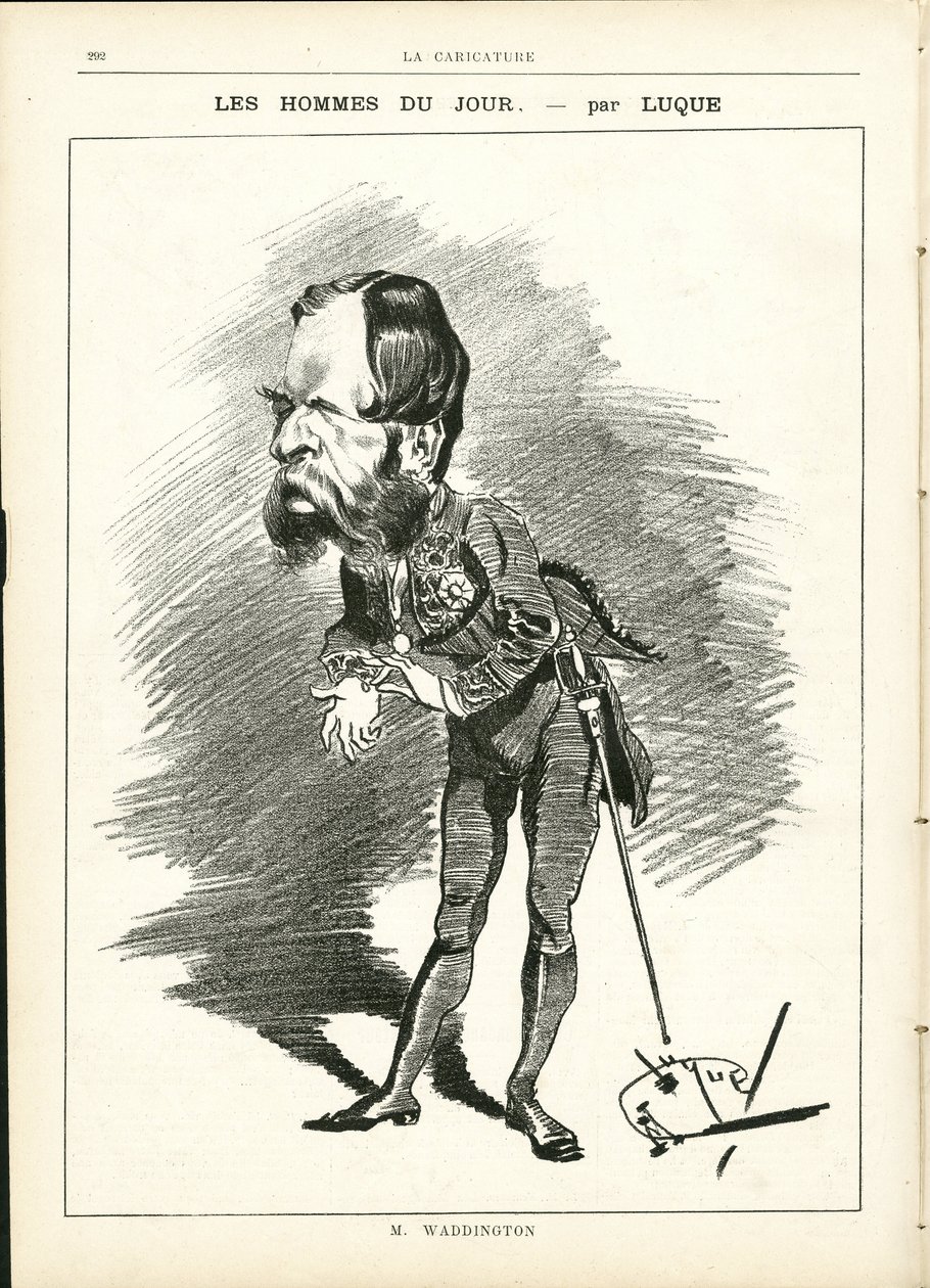Illustratie van Manuel Luque in La Caricature (1880) door Manuel Luque