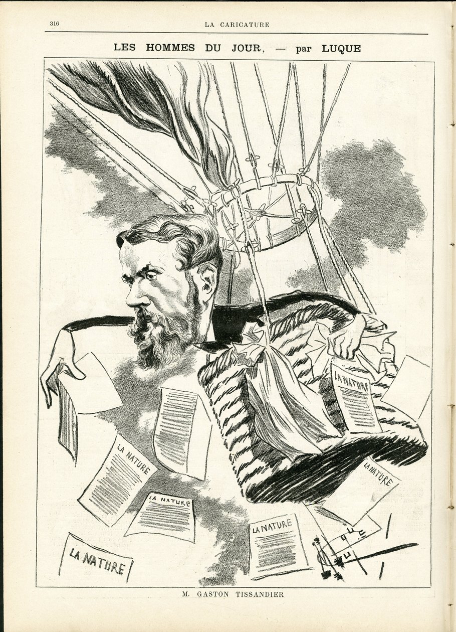 Illustratie door Manuel Luque (1854-1919) in La Caricature (1880) door Manuel Luque