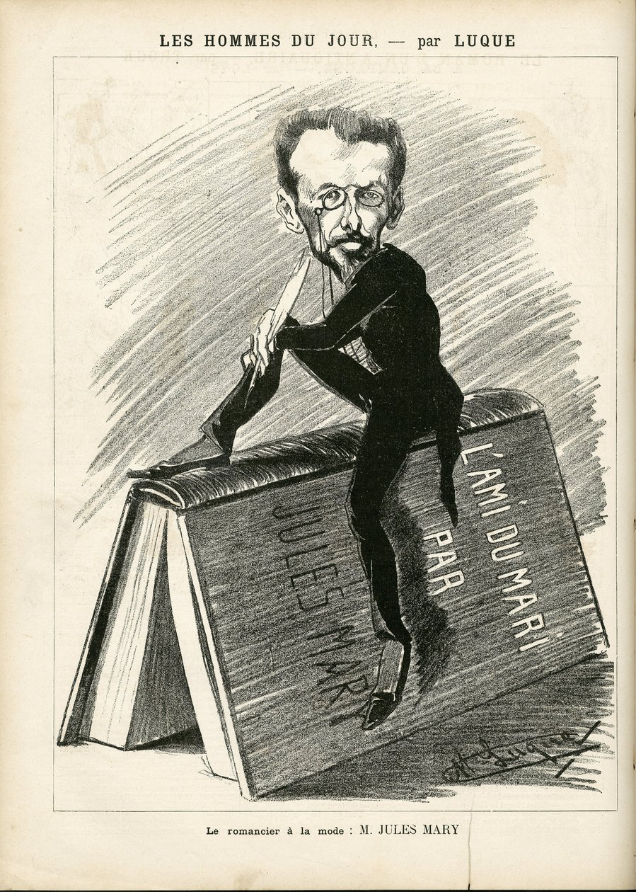 Illustratie in La Caricature (1880) door Manuel Luque