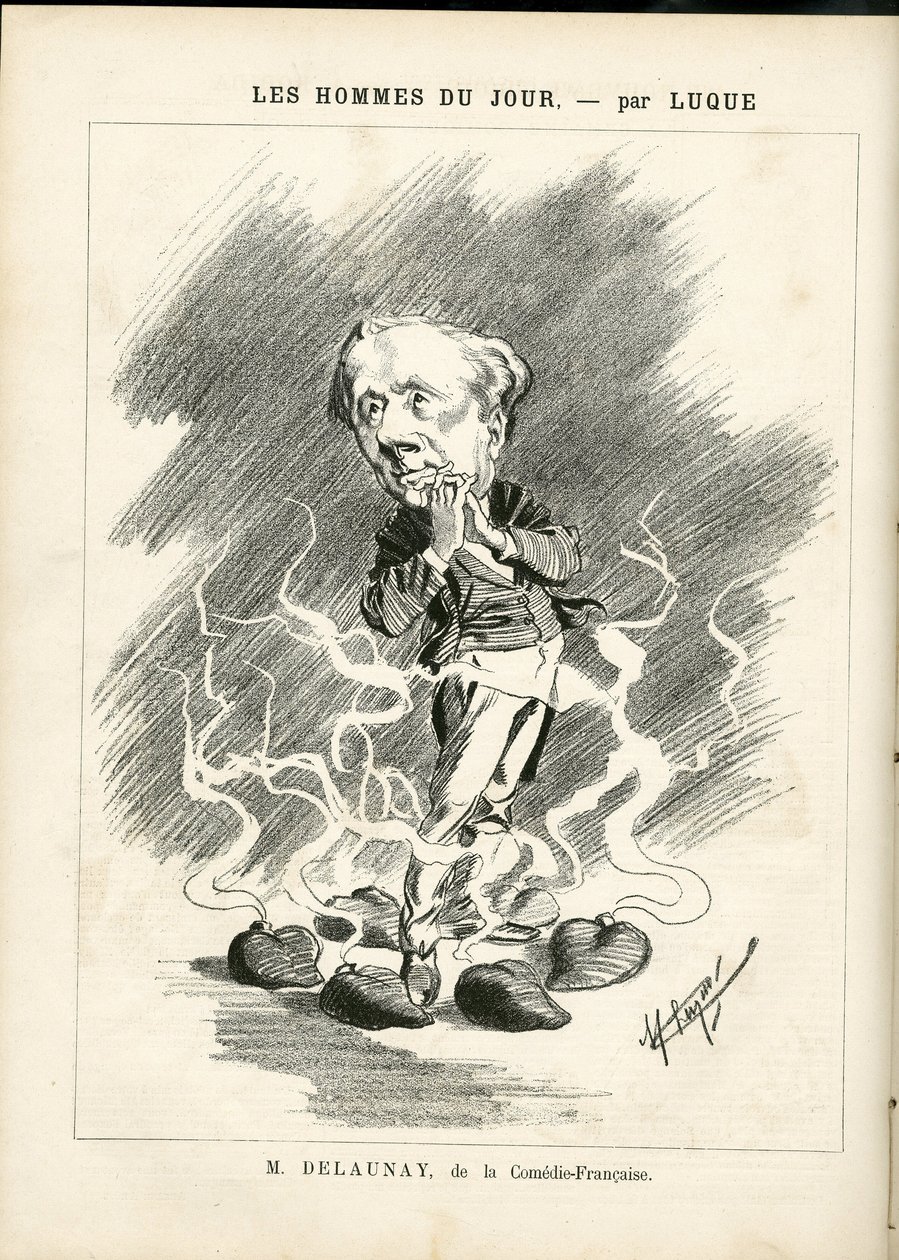Illustratie van Manuel Luque (1854-1919) voor de Omslag van La Caricature (1880) door Manuel Luque
