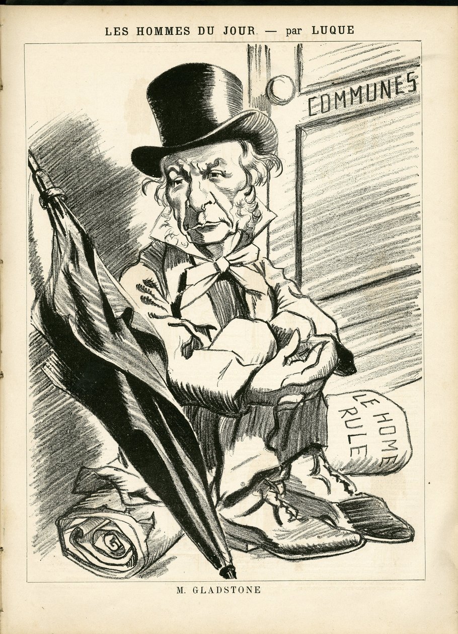 Illustratie van Manuel Luque in La Caricature (1880) door Manuel Luque