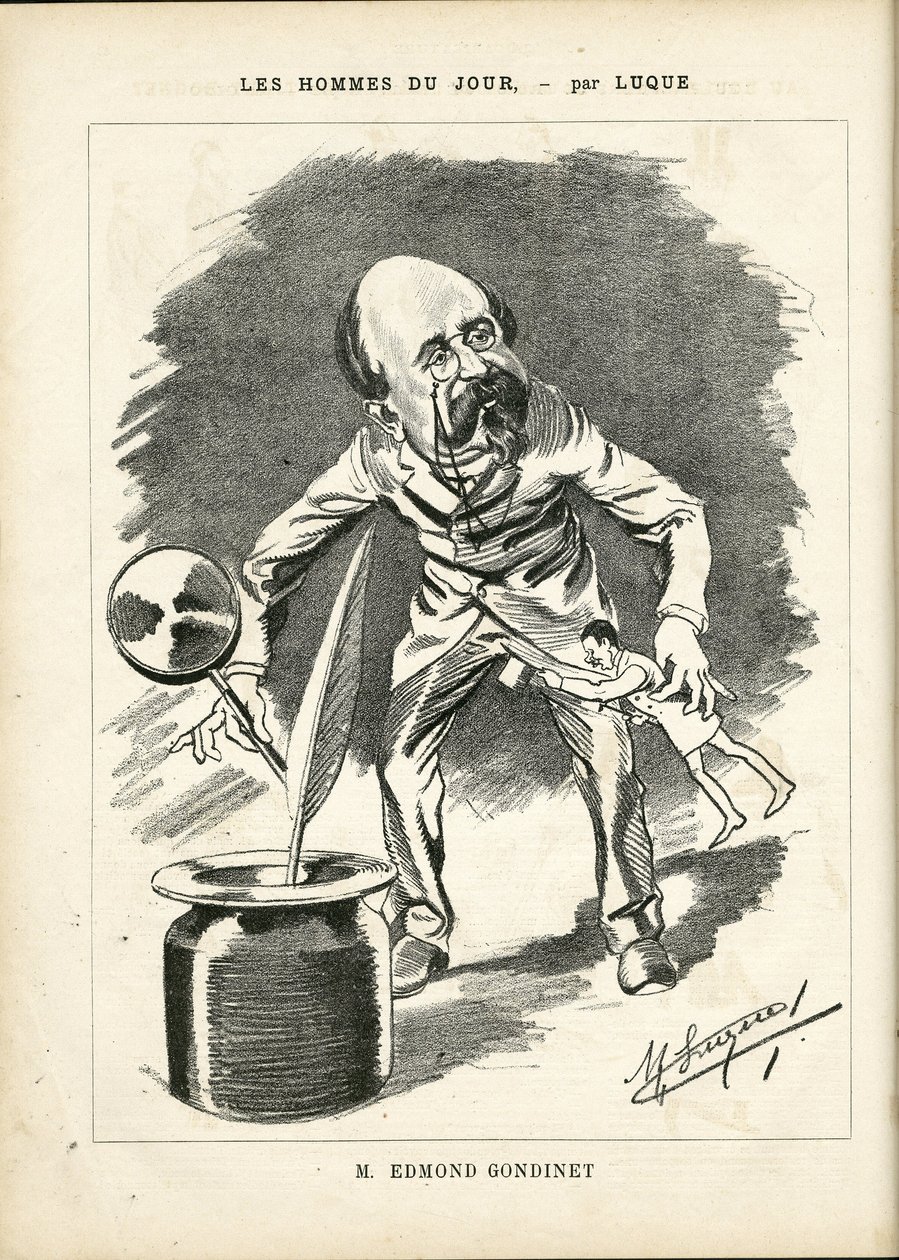 Illustratie van Manuel Luque (1854-1919) in La Caricature (1880) door Manuel Luque