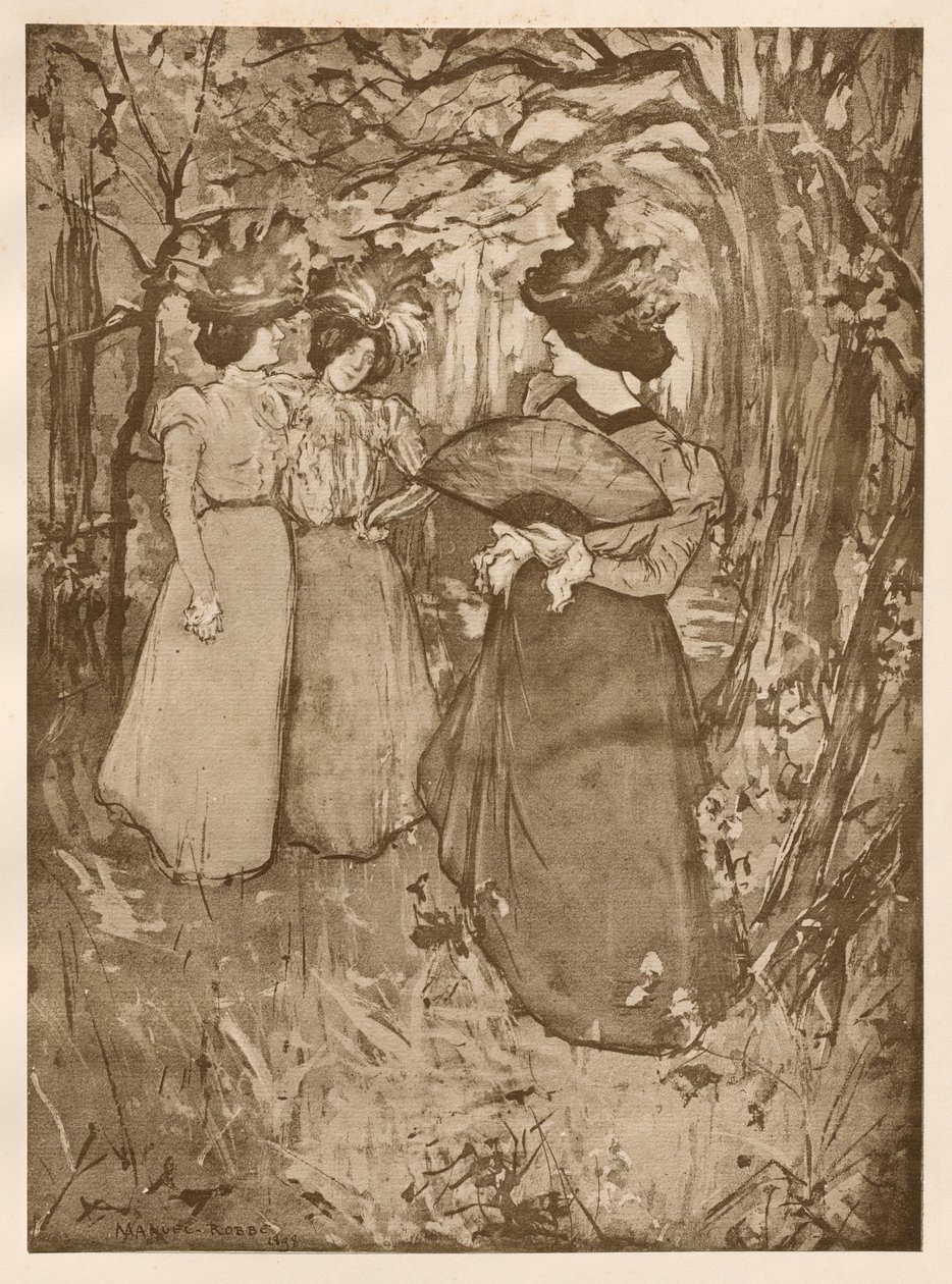 Herfstmenuet, 1898 door Manuel Robbe