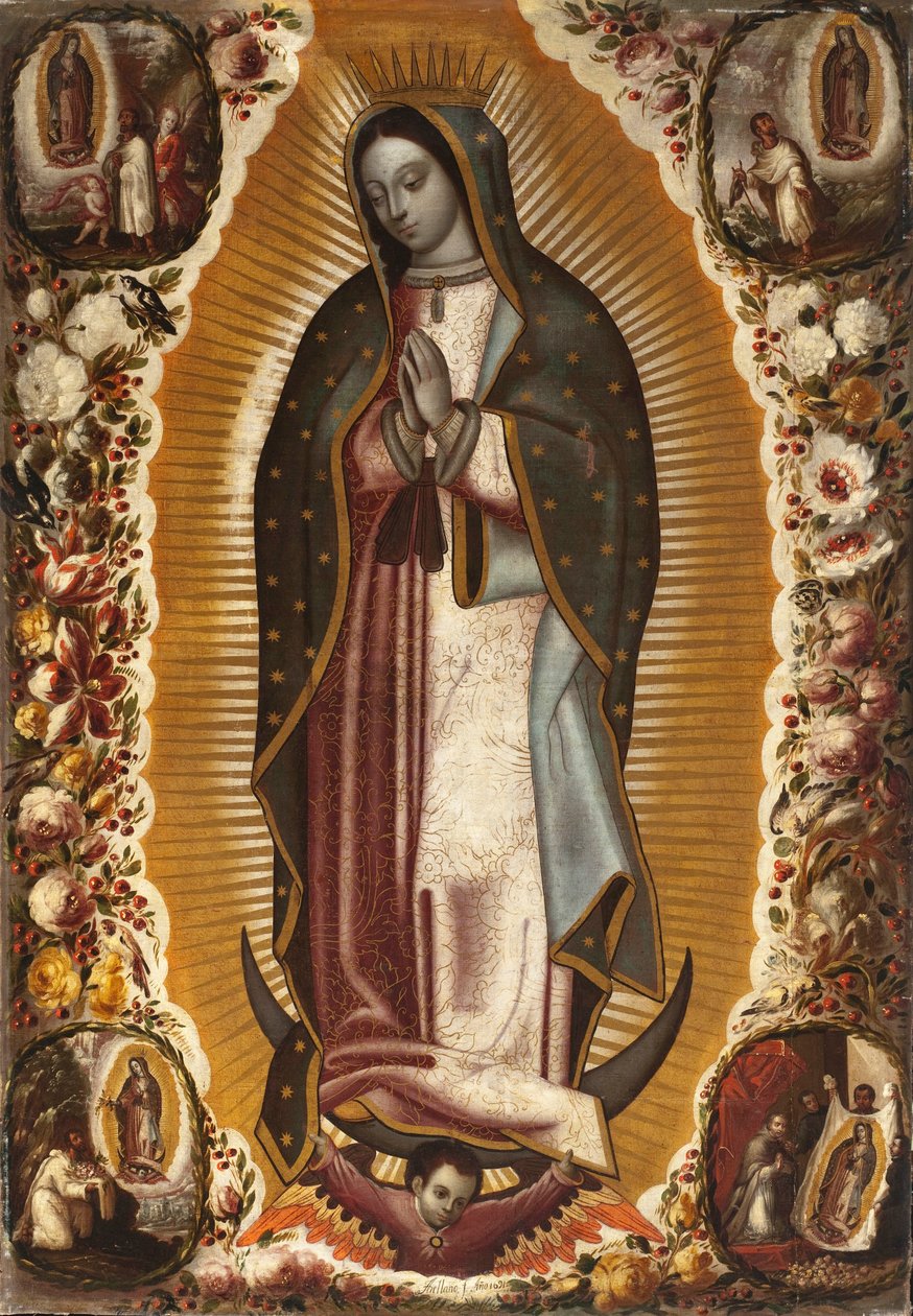 Maagd van Guadalupe (Virgen de Guadalupe) door Manuel de Arellano