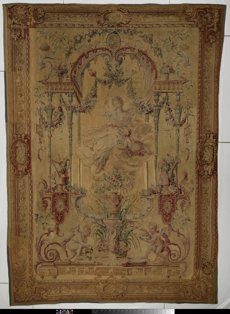 Wandtapijt met Venus, symboliseert de lente door Manufacture Royale des Gobelins