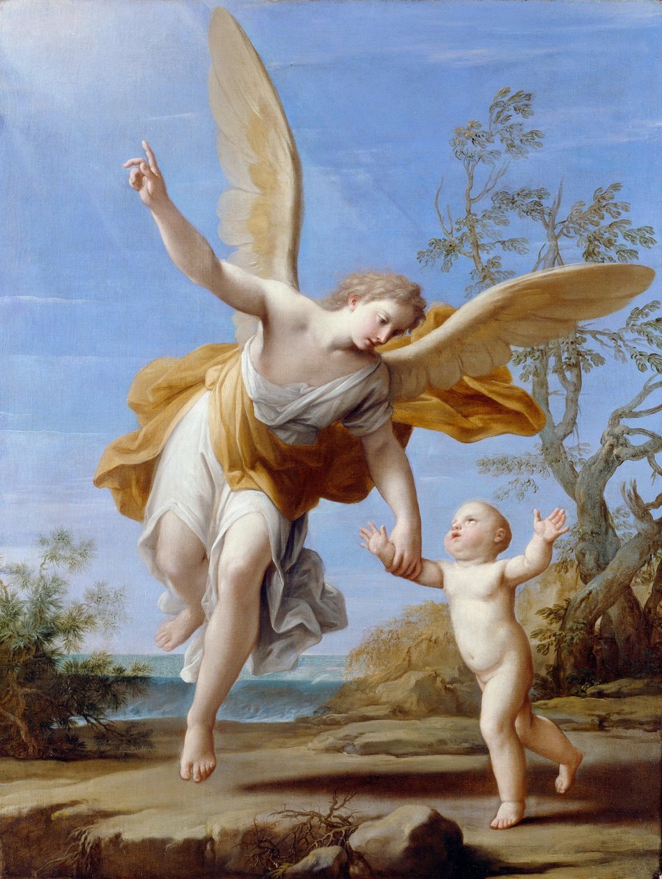 De beschermengel door Marcantonio Franceschini