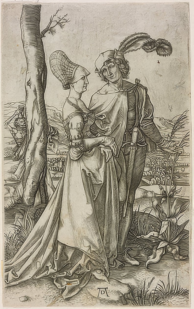 De wandeling door Marcantonio Raimondi