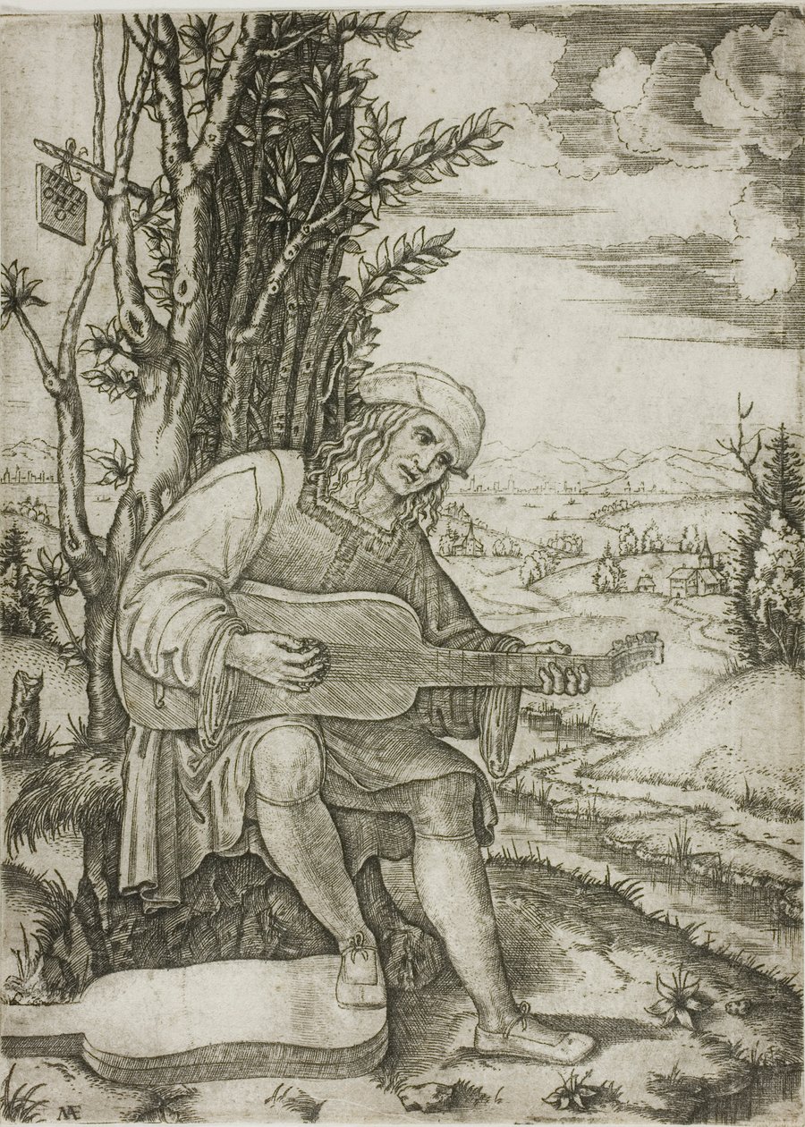 Philoteo Achillini door Marcantonio Raimondi