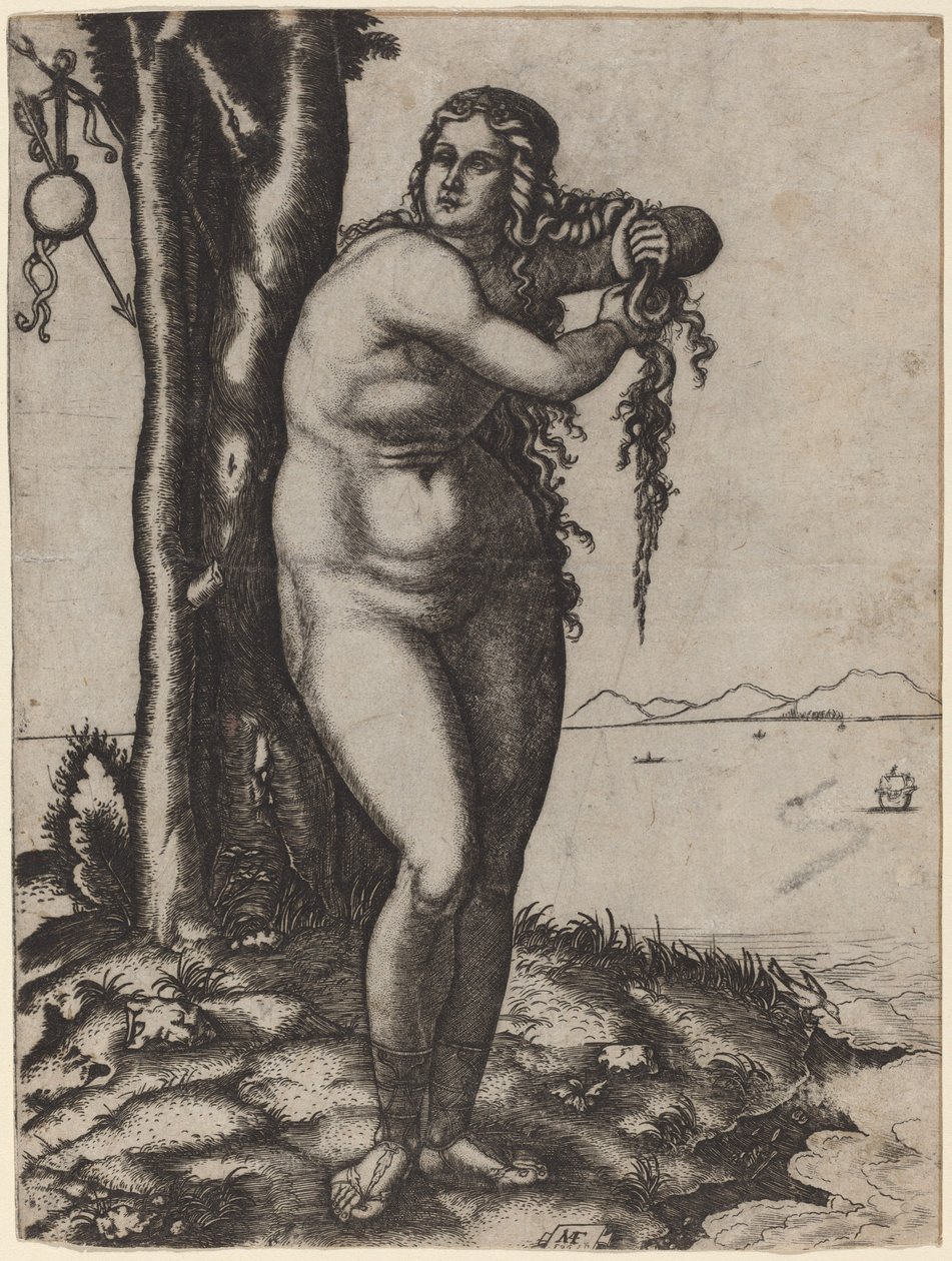 De Geboorte van Venus door Marcantonio Raimondi
