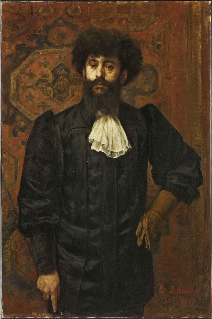 Le Sar Joséphin Peladan 1858-1918, 1891 door Marcellin Gilbert Desboutin