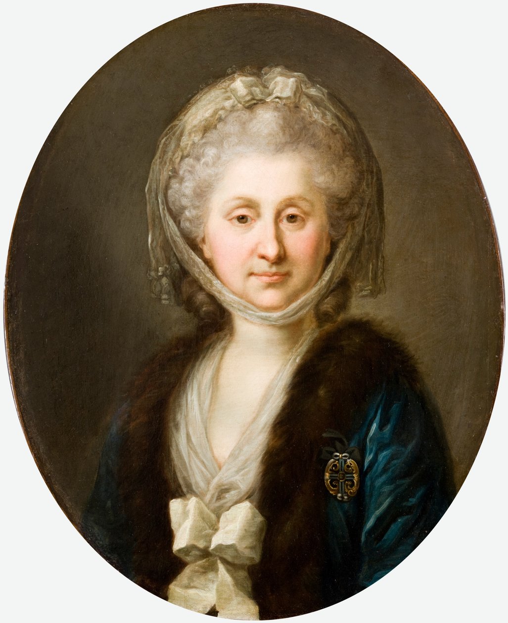 Pools: Portret van Ludwika Zamoyska née Poniatowska, née Poniatowska door Marcello Bacciarelli