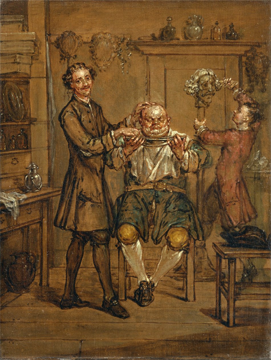De barbier door Marcellus Laroon the Younger