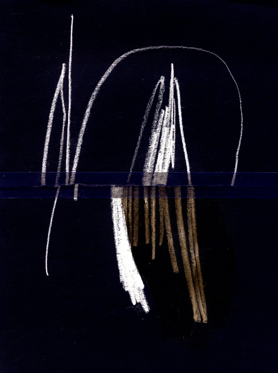 Due, 2018 (collage) door Marco Campedelli