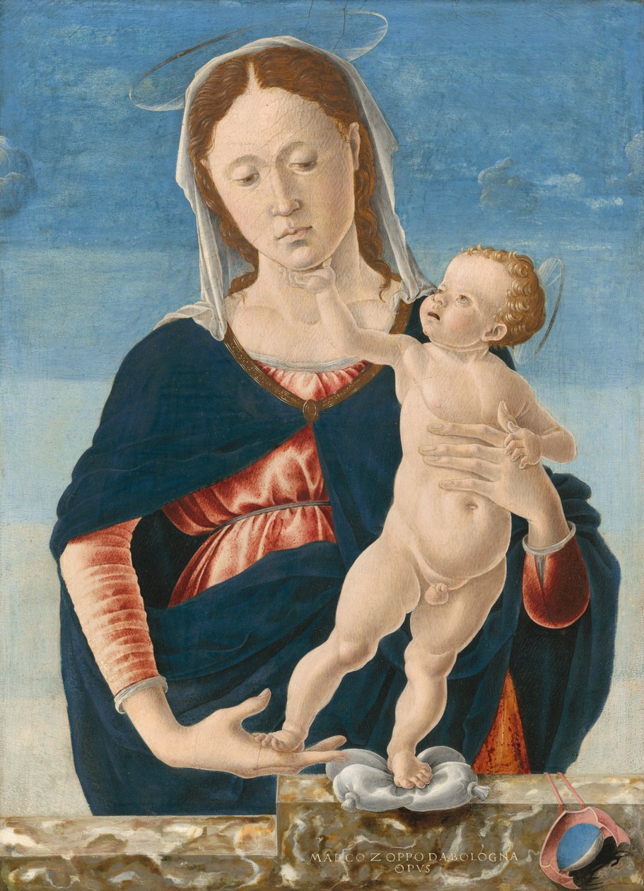 Madonna en Kind, ca. 1467-1468 door Marco Zoppo