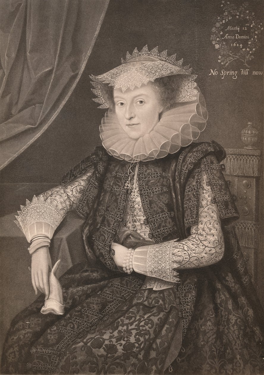 Mary Sidney, gravin van Pembroke door Marcus Garret Gheeraerts the Younger