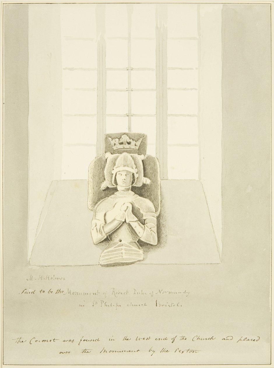 Beeld van Robert, Hertog van Normandië, in St Philip