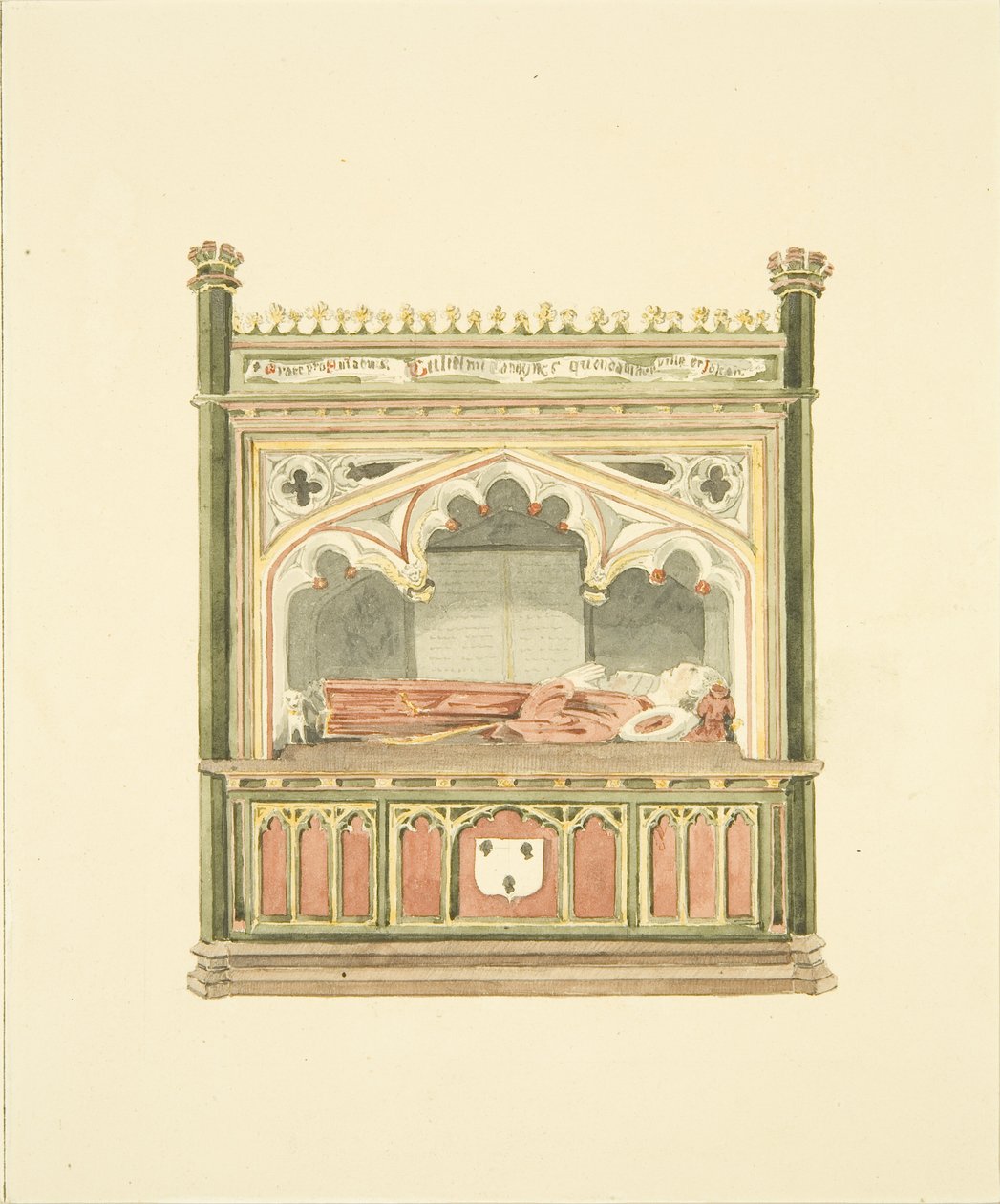 Monument voor William Canynges in St Mary Redcliffe door Marcus H. Homes
