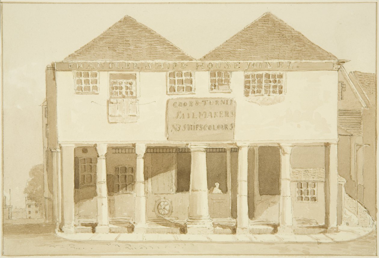 De oude graanmarkt aan de kade door Marcus H. Homes