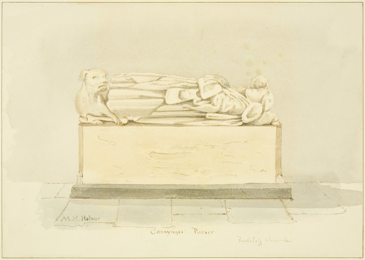Graf van de beursdrager van Canynges in St Mary Redcliffe door Marcus H. Homes