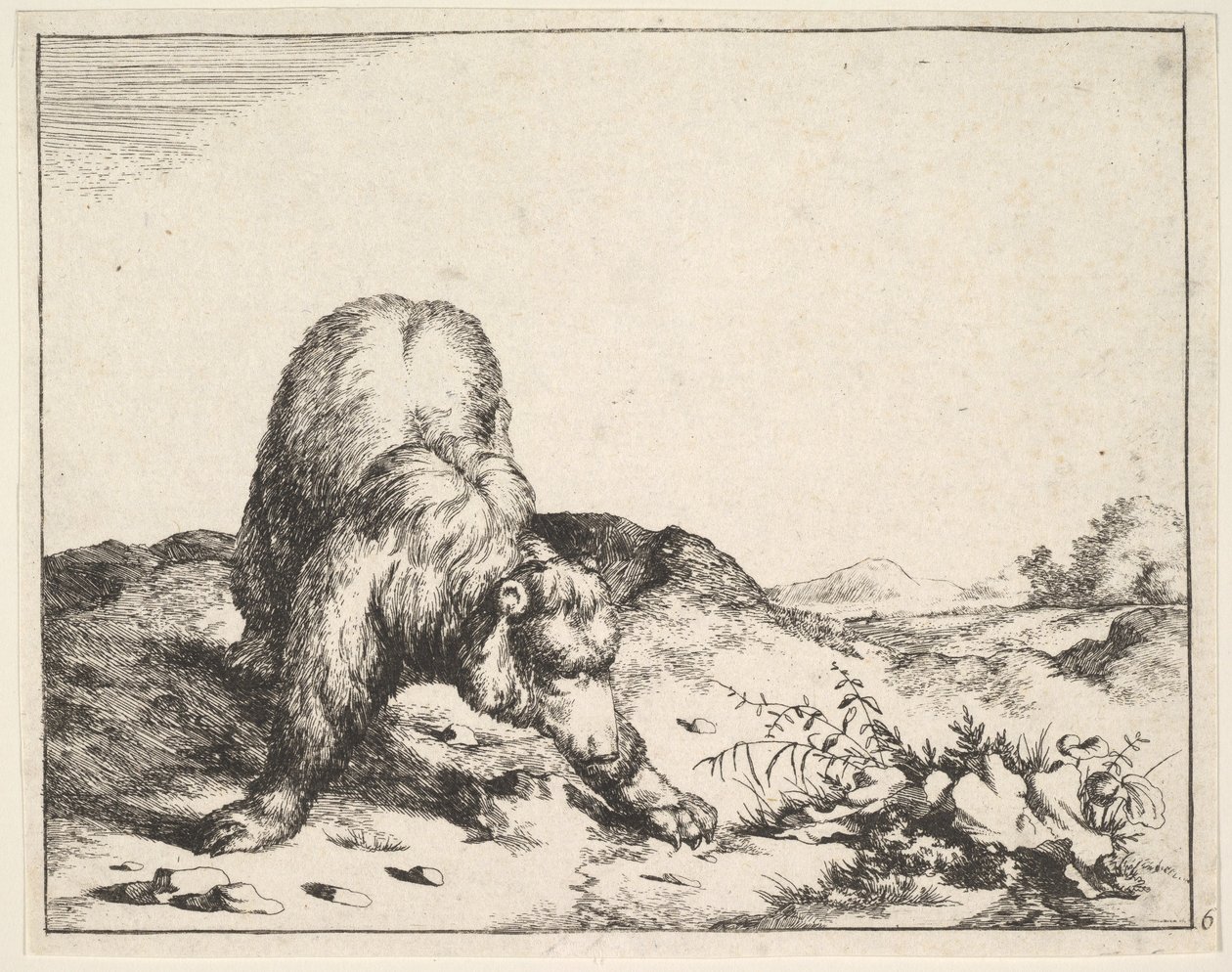 uit De Set van De Beren, ca. 1664 door Marcus de Bye