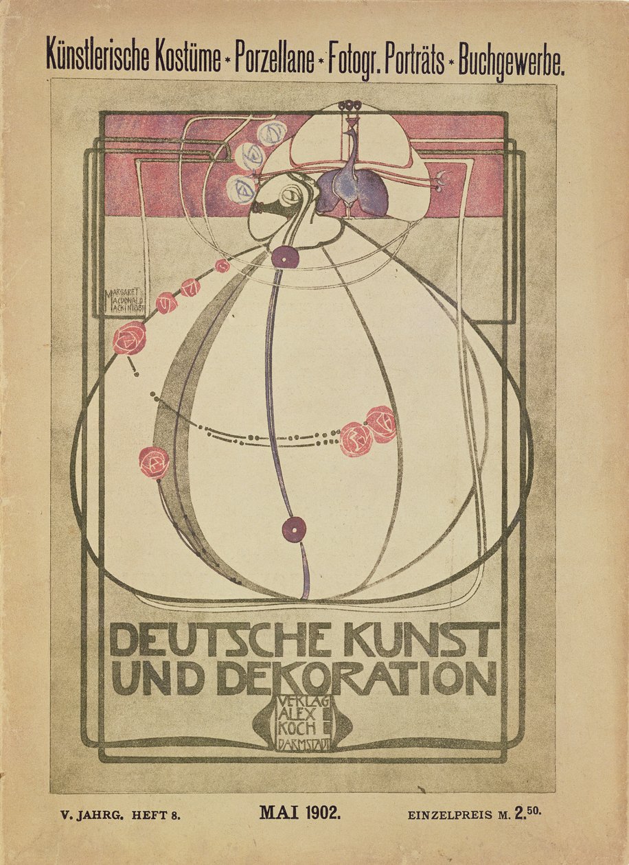 Deutsche Kunst und Dekoration, mei 1902 door Margaret MacDonald Mackintosh