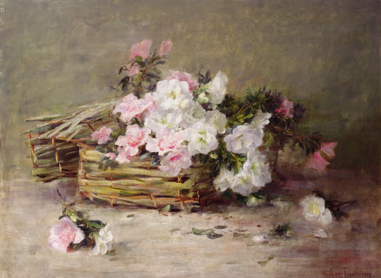 Een Mandje Bloemen door Margaret von Frankenberg
