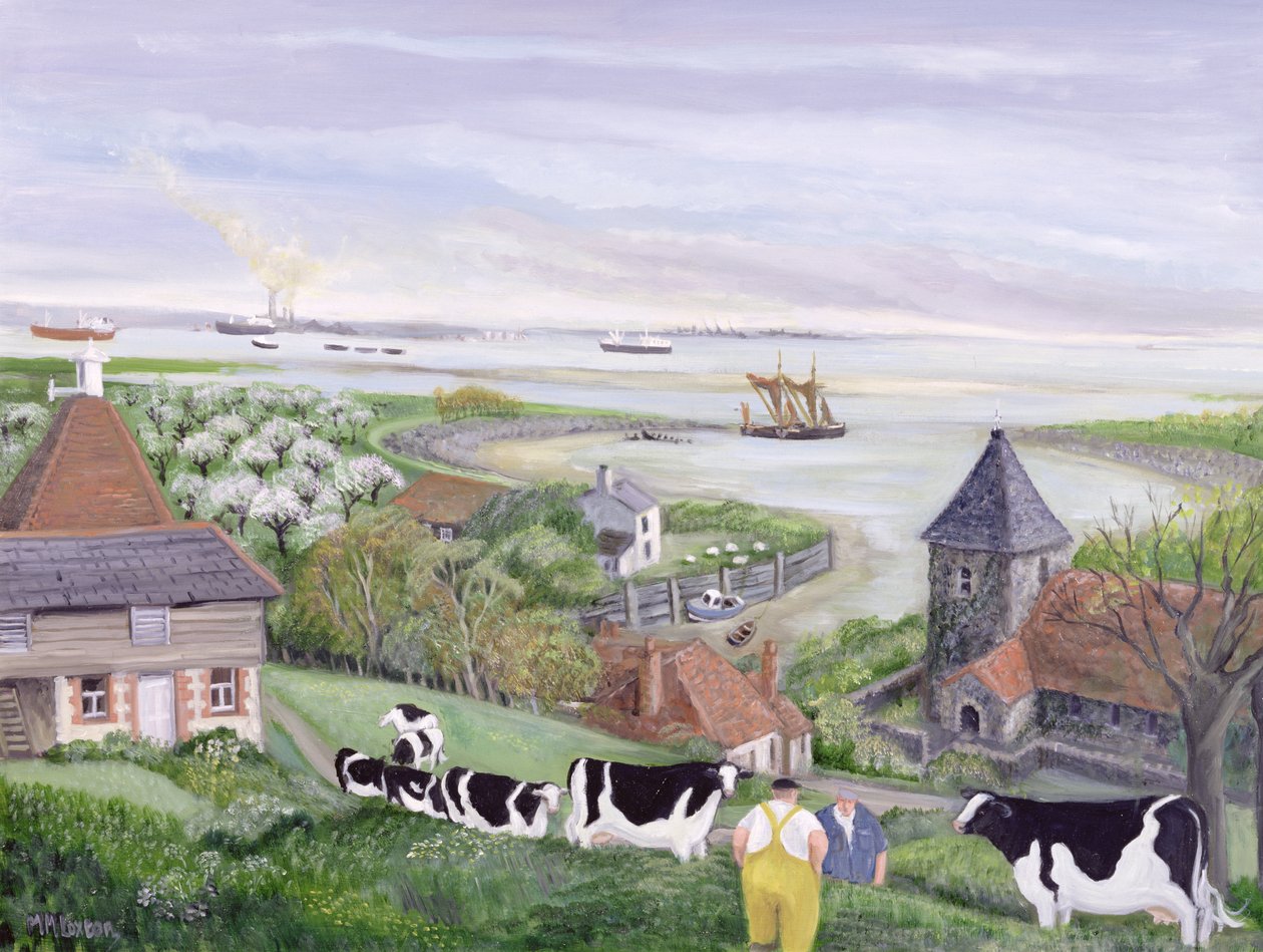 Boerderij aan de Theems door Margaret Loxton