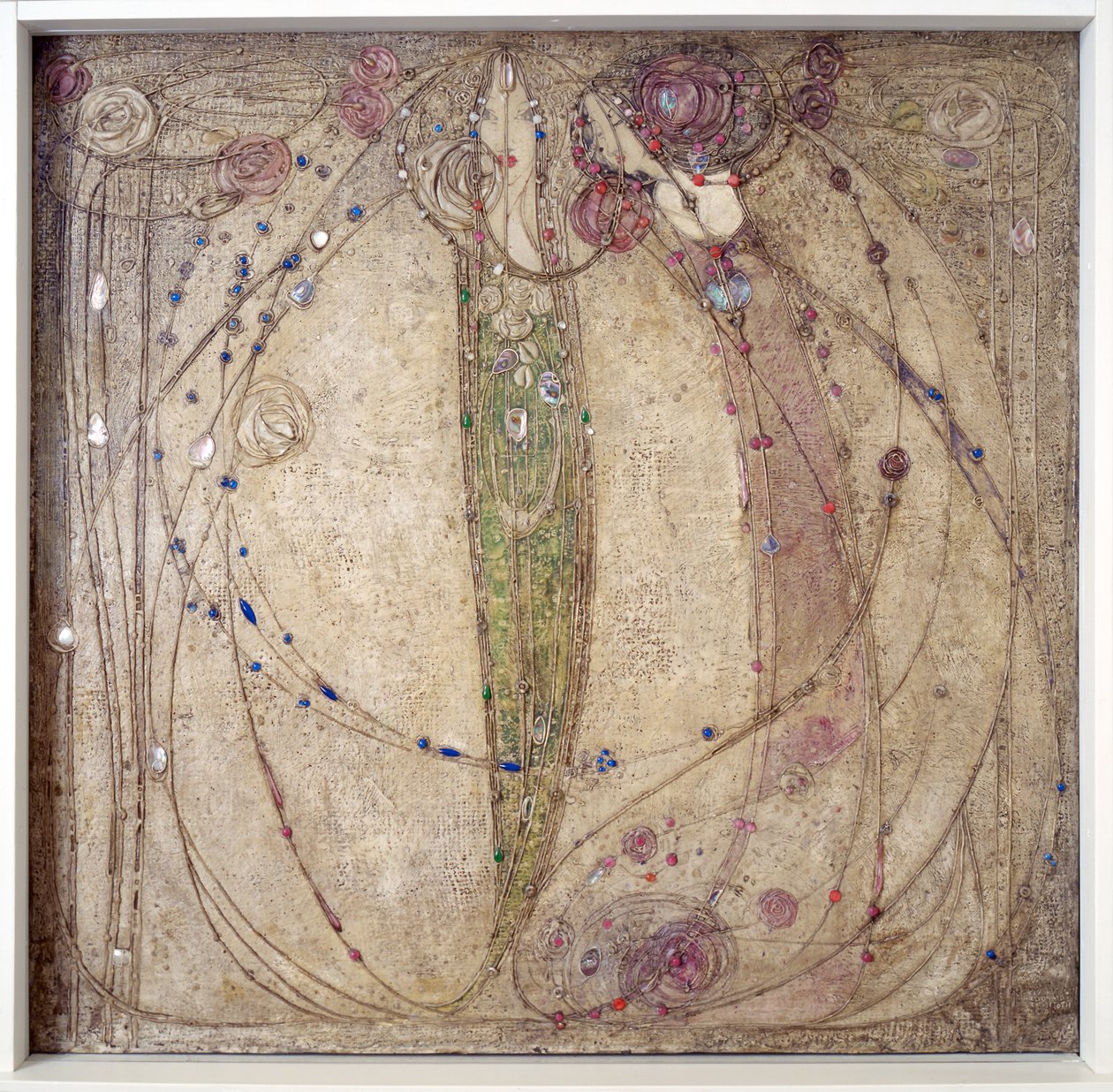 De witte roos en de rode roos door Margaret MacDonald Mackintosh