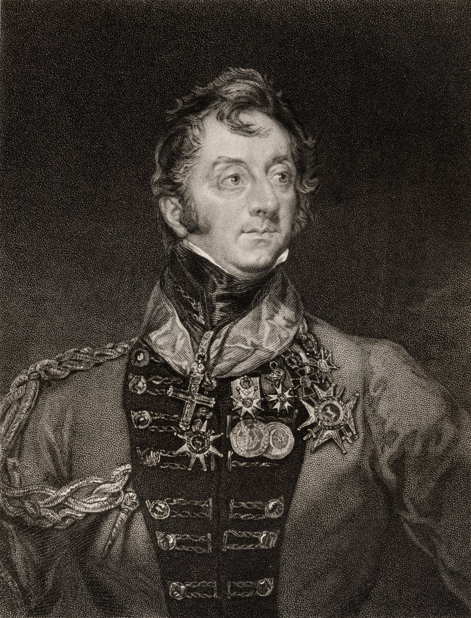 Sir Charles William Doyle, gegraveerd door Thomas Hodgetts, 1827 door Margaret Sarah Carpenter