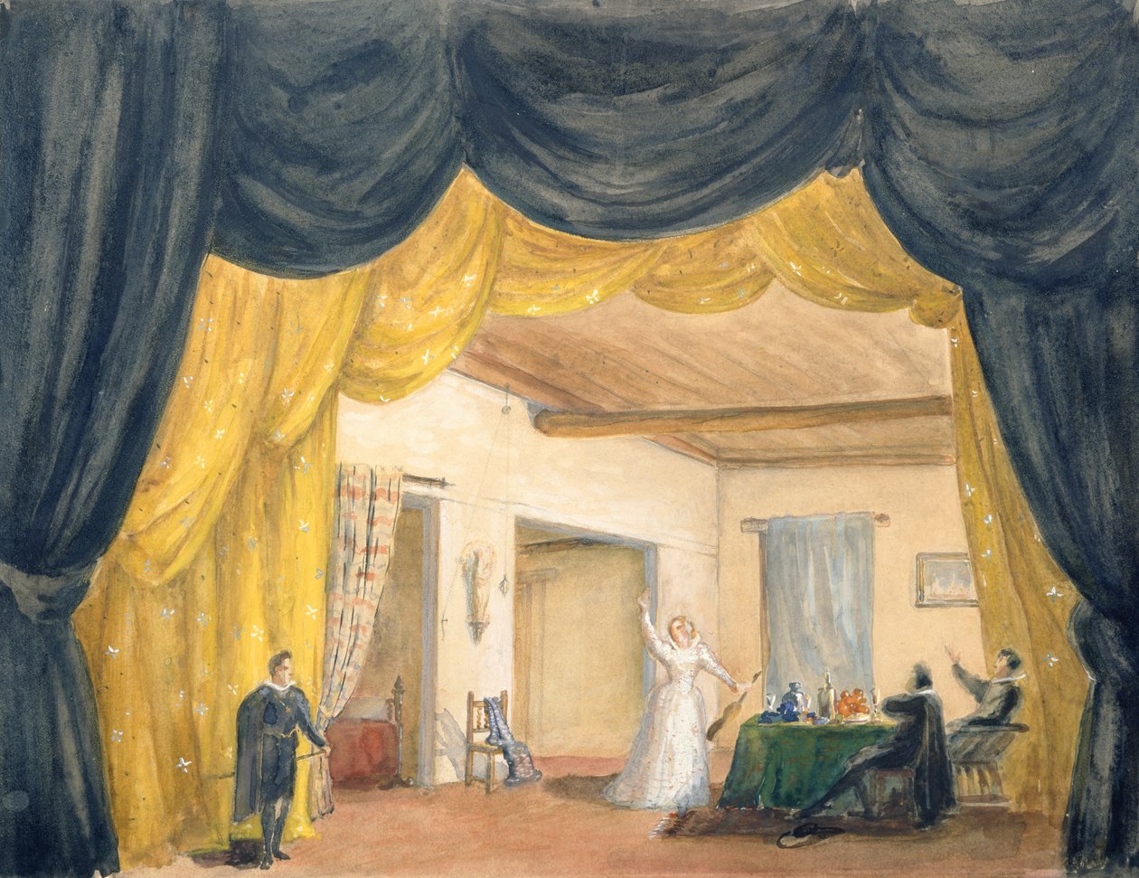 Decorontwerp voor de opera 