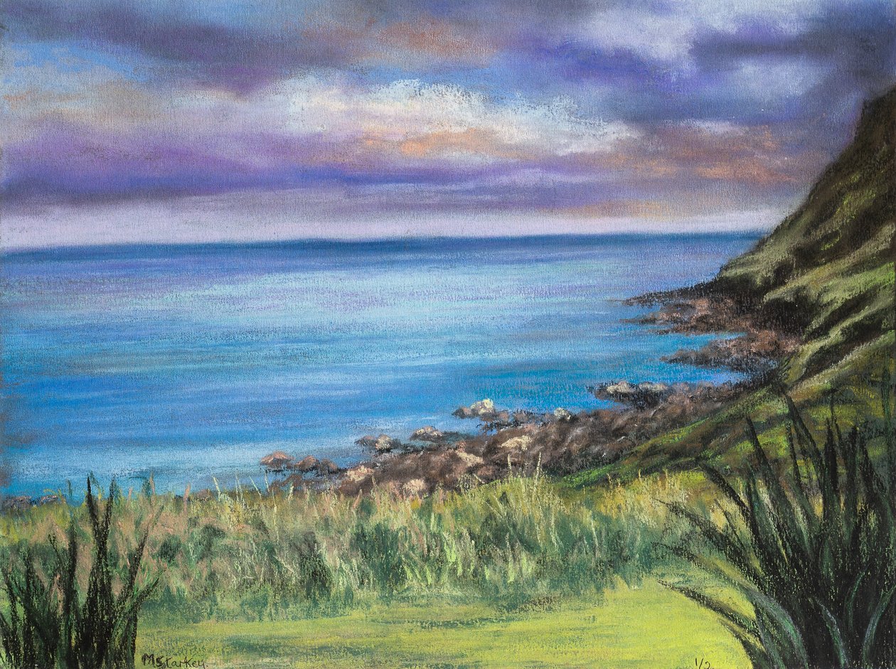 Een strand in Cornwall door Margo Starkey