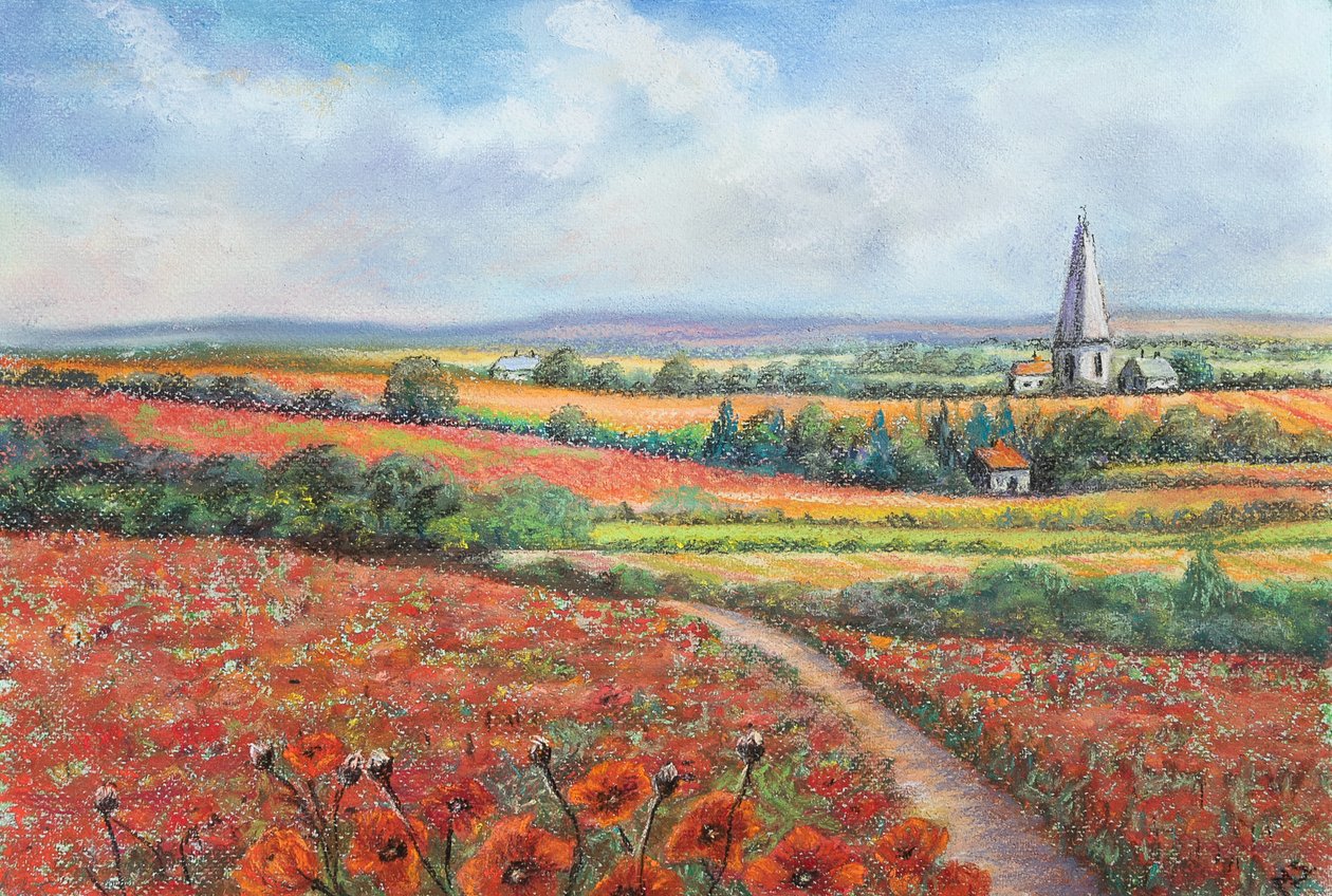 Cotswold Klaproosveld, 2022 door Margo Starkey