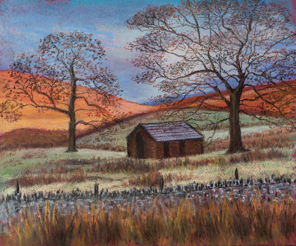 Herderhut in de wildernis door Margo Starkey
