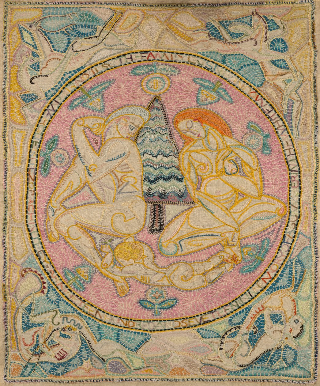 De Familie (Ter Nagedachtenis aan een Zomer in de Witte Bergen) door Marguerite Zorach