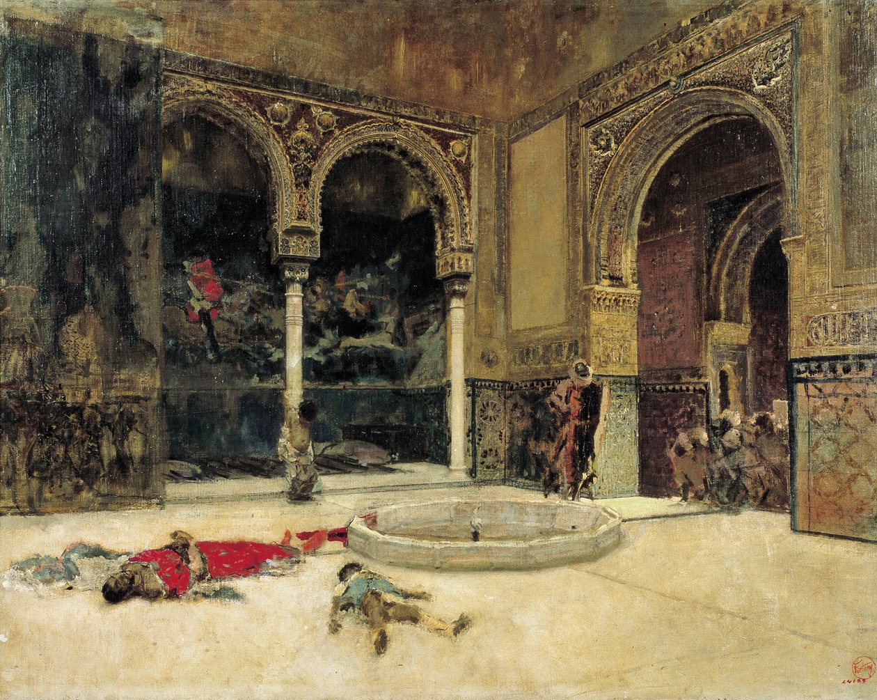 De moord op de Abencerrajes door Marià Fortuny