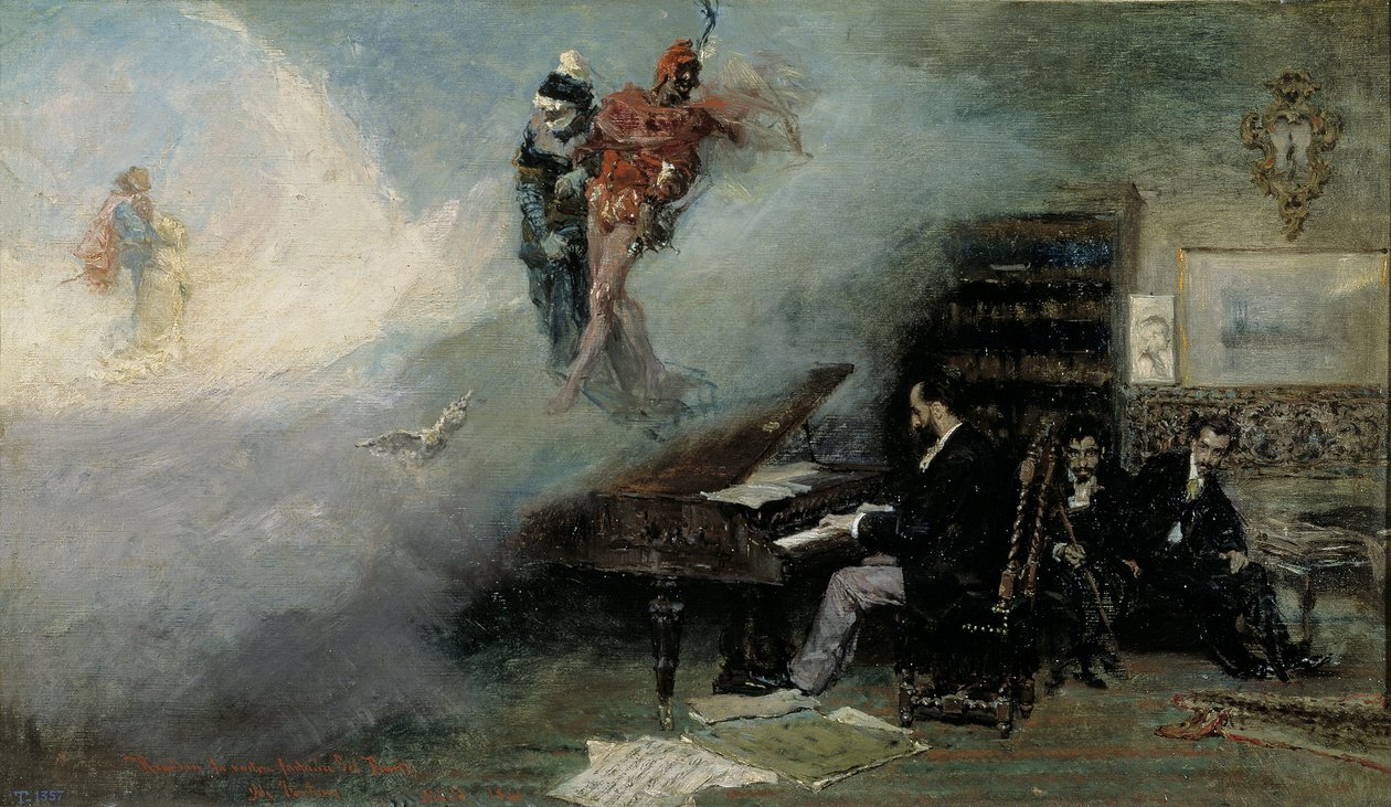 Fantasie op Faust, 1866 door Marià Fortuny