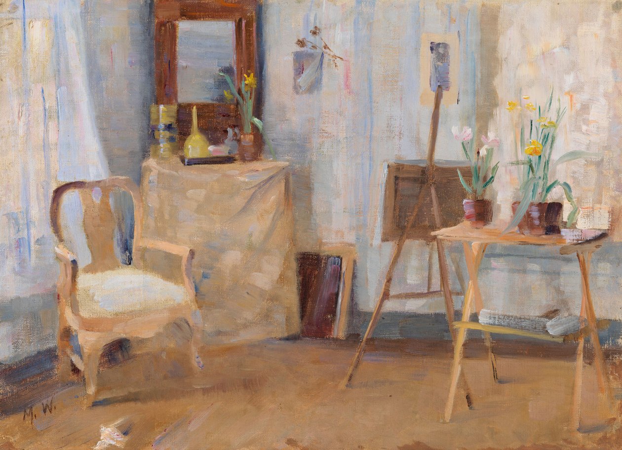 In het atelier door Maria Wiik