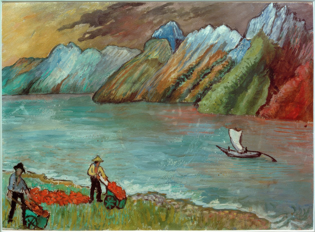 Zeegezicht door Marianne von Werefkin
