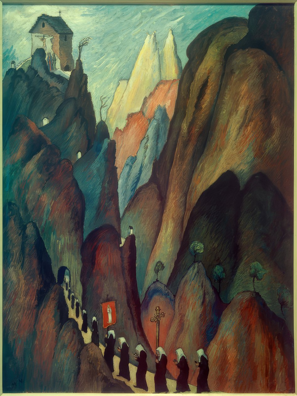 De Kruisweg II door Marianne von Werefkin