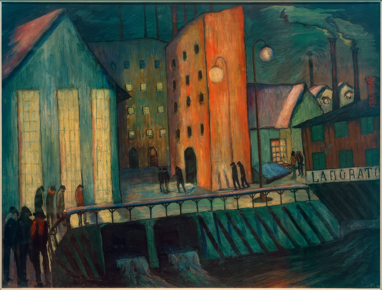 Nachtploeg door Marianne von Werefkin