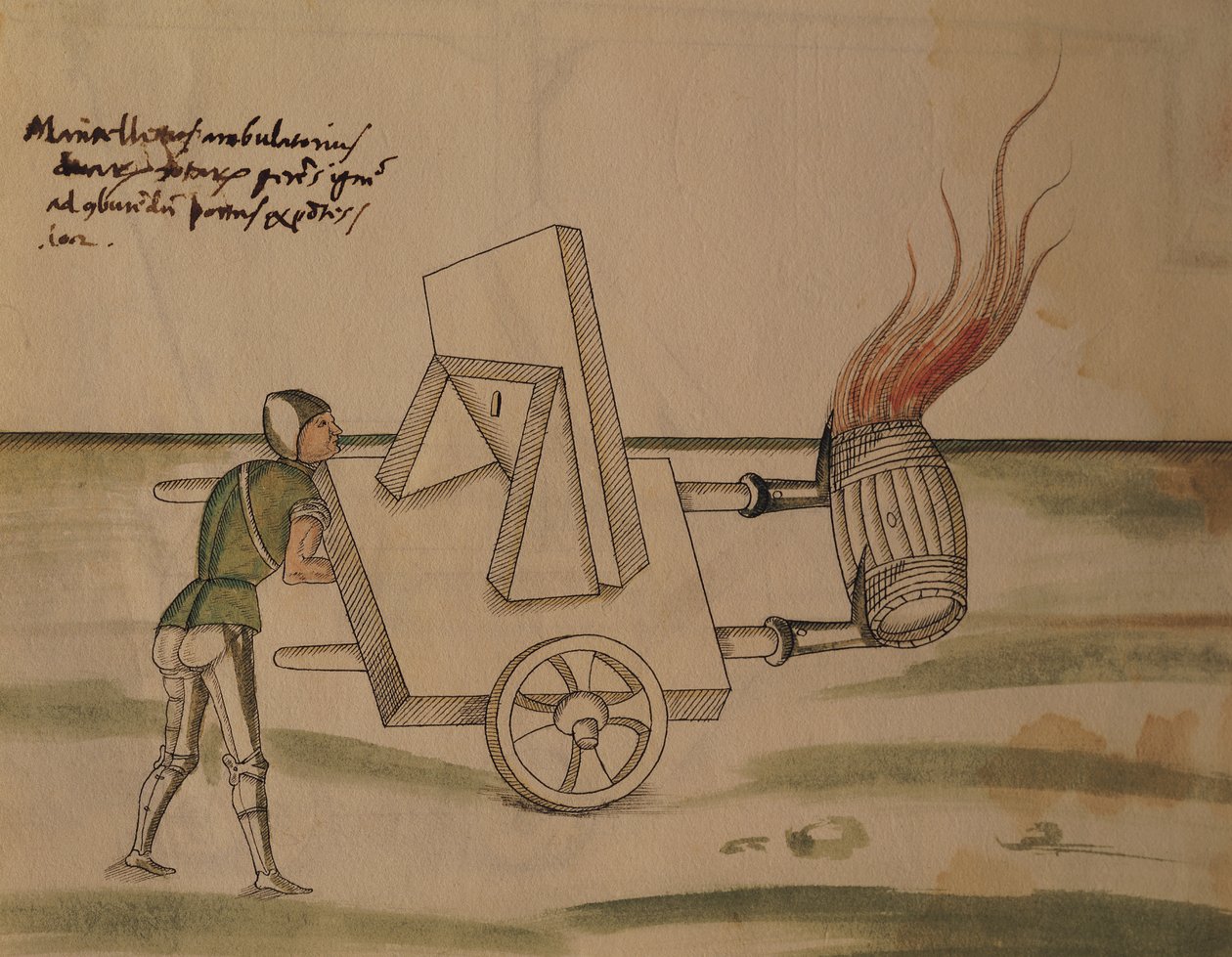 Een oorlogsmachine, illustratie uit 
