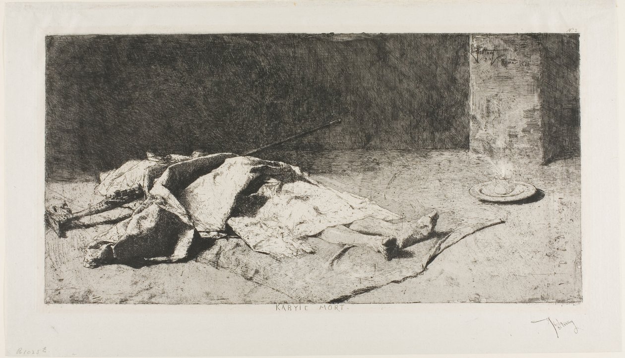 Dood Kabyle door Mariano Fortuny y Marsal