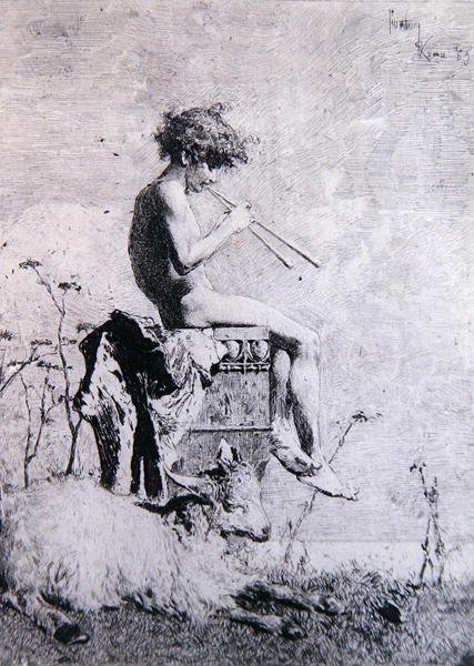 Idylle door Mariano José María Bernardo Fortuny y Carbó