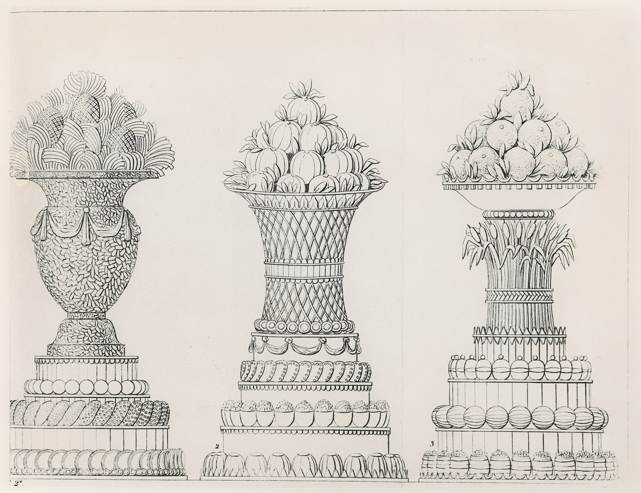 Ontwerpen door Antoine Careme door Marie Antoine Careme