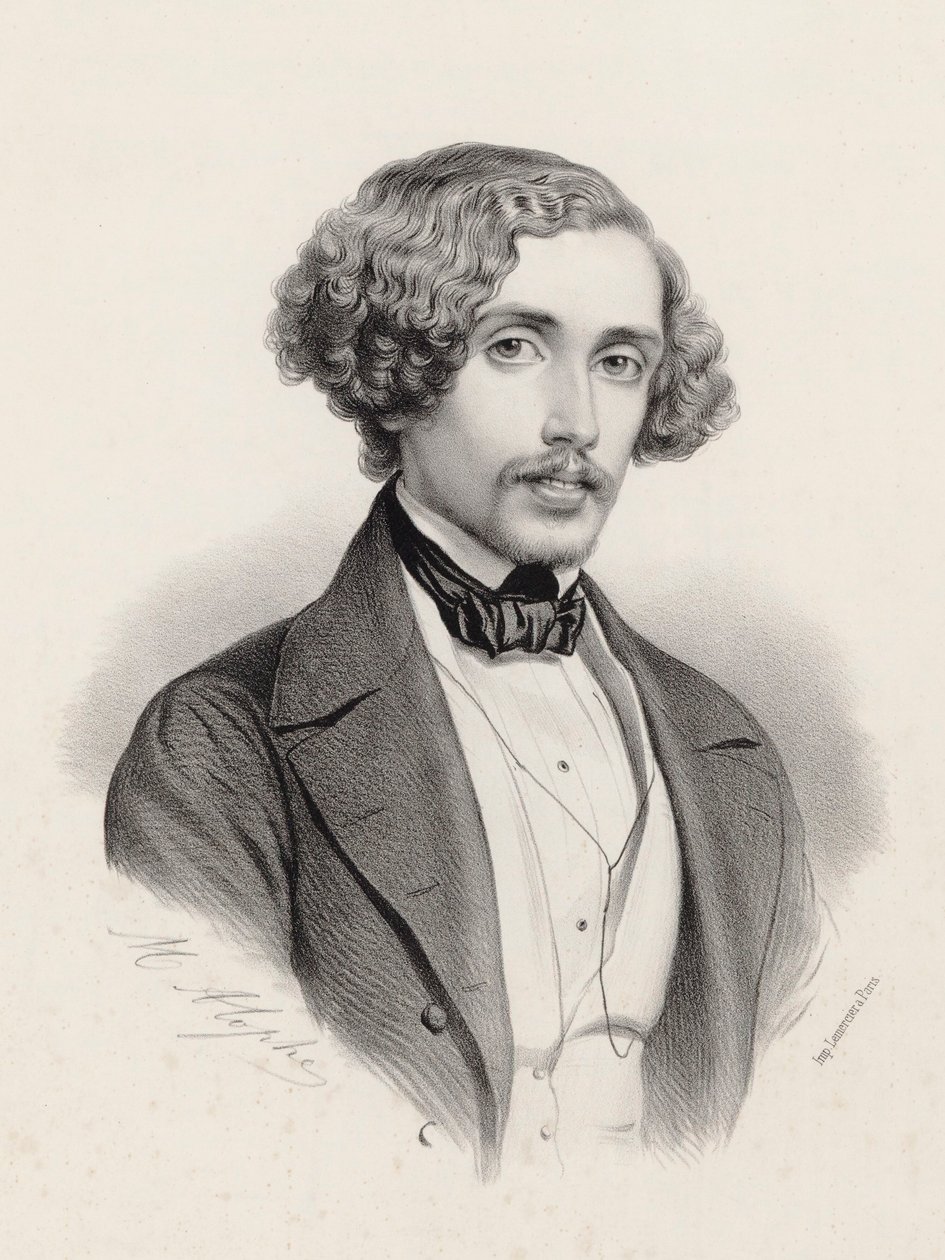 Julius Schulhoff door Alophe door Marie Alexandre Alophe
